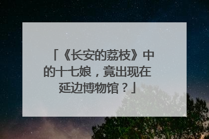 《长安的荔枝》中的十七娘，竟出现在延边博物馆？