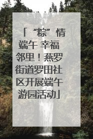 “粽”情端午 幸福邻里！燕罗街道罗田社区开展端午游园活动