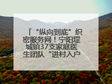 “纵向到底”织密服务网！宁阳堽城镇37支家庭医生团队“进村入户”，让健康政策“落地生根”