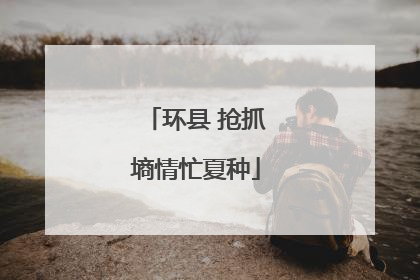 环县 抢抓墒情忙夏种