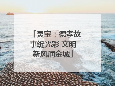 灵宝：德孝故事绽光彩 文明新风润金城