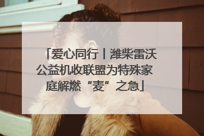 爱心同行丨潍柴雷沃公益机收联盟为特殊家庭解燃“麦”之急