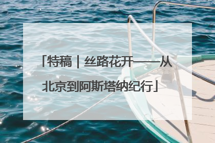 特稿｜丝路花开——从北京到阿斯塔纳纪行