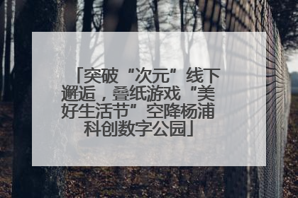 突破“次元”线下邂逅，叠纸游戏“美好生活节”空降杨浦科创数字公园