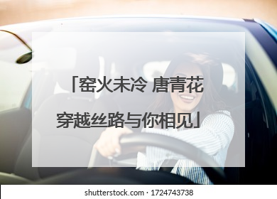 窑火未冷 唐青花穿越丝路与你相见