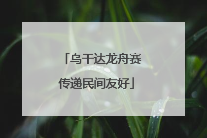 乌干达龙舟赛传递民间友好