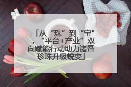 从“珠”到“宝”，“平台+产业”双向赋能行动助力诸暨珍珠升级蜕变