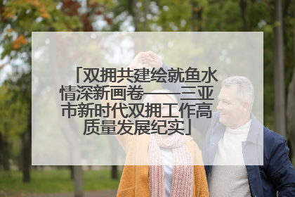 双拥共建绘就鱼水情深新画卷——三亚市新时代双拥工作高质量发展纪实