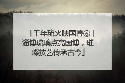 千年琉火映国博⑥｜淄博琉璃点亮国博，璀璨技艺传承古今