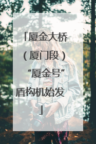 厦金大桥（厦门段）“厦金号”盾构机始发