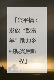 兴平镇：发放“致富羊”助力乡村振兴启新程