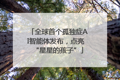 全球首个孤独症AI智能体发布，点亮“星星的孩子”