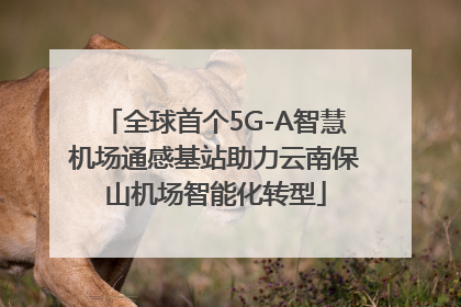 全球首个5G-A智慧机场通感基站助力云南保山机场智能化转型