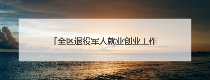 全区退役军人就业创业工作现场推进会在北海市召开