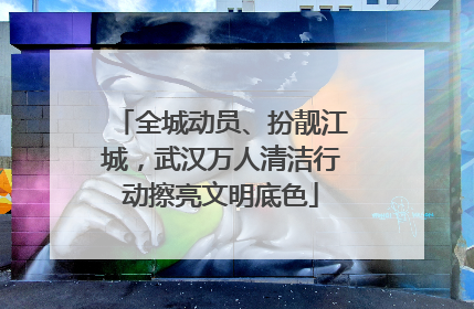 全城动员、扮靓江城，武汉万人清洁行动擦亮文明底色