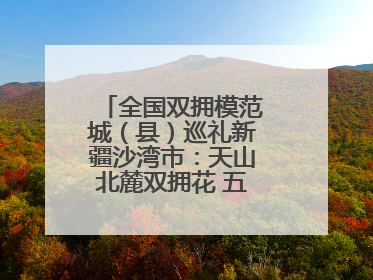 全国双拥模范城（县）巡礼新疆沙湾市：天山北麓双拥花 五届蝉联铸辉煌