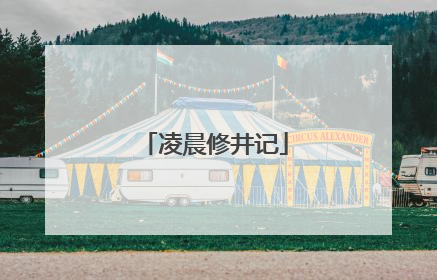 凌晨修井记
