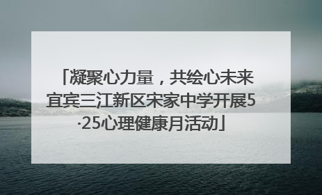 凝聚心力量，共绘心未来 宜宾三江新区宋家中学开展5·25心理健康月活动