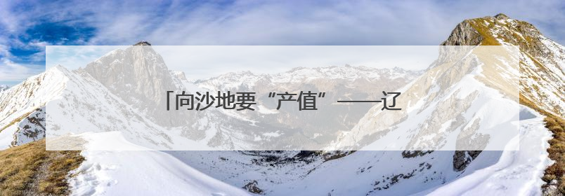 向沙地要“产值”——辽宁科尔沁沙地兴绿见闻