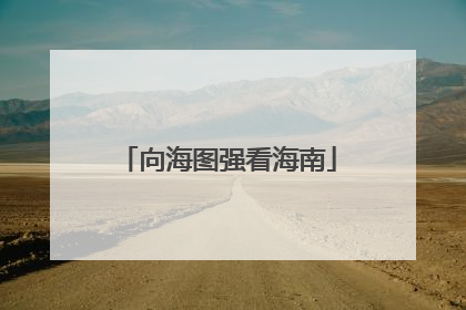 向海图强看海南