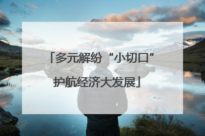 多元解纷“小切口” 护航经济大发展
