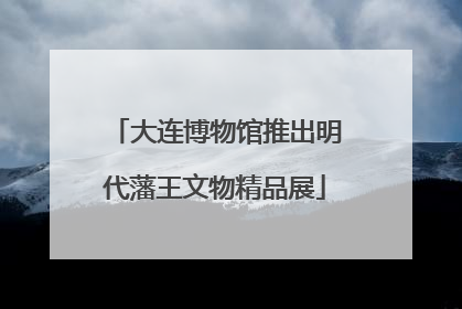 大连博物馆推出明代藩王文物精品展