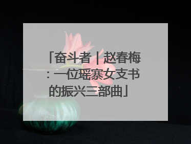 奋斗者｜赵春梅：一位瑶寨女支书的振兴三部曲
