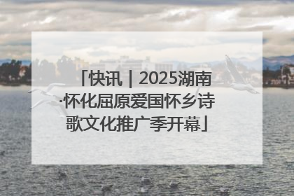 快讯｜2025湖南·怀化屈原爱国怀乡诗歌文化推广季开幕