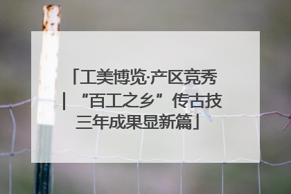 工美博览·产区竞秀｜“百工之乡”传古技 三年成果显新篇