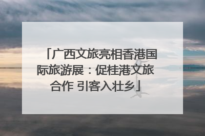 广西文旅亮相香港国际旅游展：促桂港文旅合作 引客入壮乡