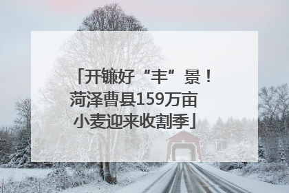 开镰好“丰”景！菏泽曹县159万亩小麦迎来收割季