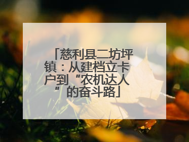 慈利县二坊坪镇：从建档立卡户到“农机达人”的奋斗路
