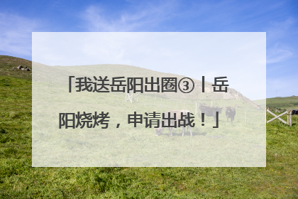 我送岳阳出圈③丨岳阳烧烤，申请出战！