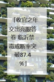 收官之年交出亮眼答卷 临沂禁毒戒断率突破87.4%