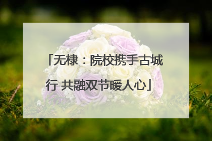 无棣：院校携手古城行 共融双节暖人心