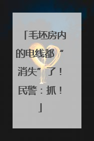 毛坯房内的电线都“消失”了！民警：抓！