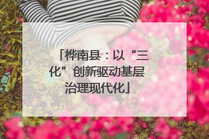 桦南县：以“三化”创新驱动基层治理现代化
