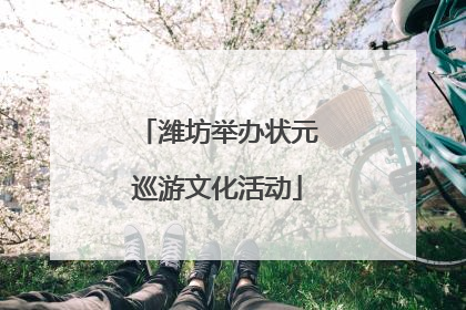 潍坊举办状元巡游文化活动