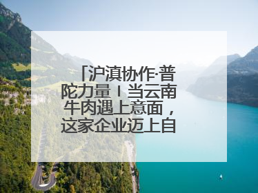 沪滇协作·普陀力量〡当云南牛肉遇上意面，这家企业迈上自研发展快车道