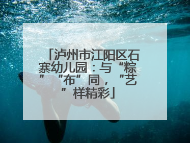 泸州市江阳区石寨幼儿园：与“粽”“布”同，“艺”样精彩