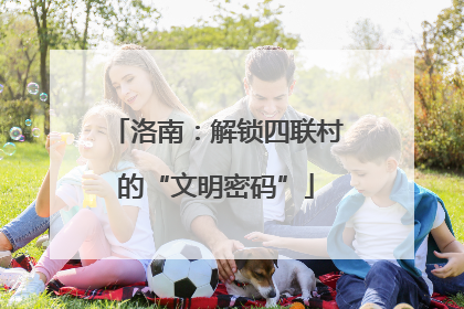 洛南：解锁四联村的“文明密码”