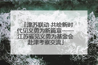 津苏联动 共绘新时代见义勇为新篇章——江苏省见义勇为基金会赴津考察交流