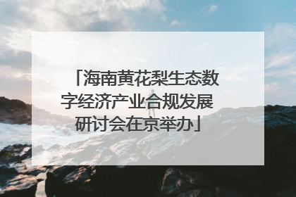 海南黄花梨生态数字经济产业合规发展研讨会在京举办