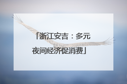 浙江安吉：多元夜间经济促消费