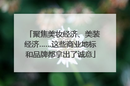 聚焦美妆经济、美装经济……这些商业地标和品牌都拿出了诚意