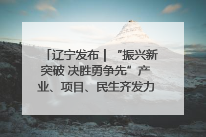 辽宁发布｜“振兴新突破 决胜勇争先”产业、项目、民生齐发力 葫芦岛按下决胜之年“加速键”