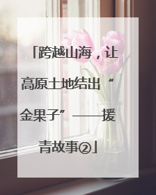 跨越山海，让高原土地结出“金果子”——援青故事②