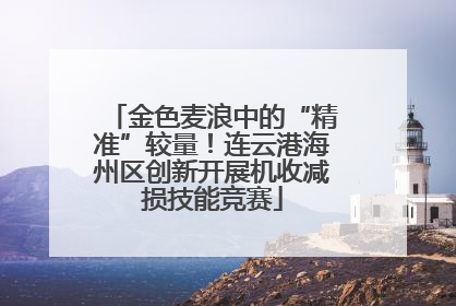 金色麦浪中的“精准”较量！连云港海州区创新开展机收减损技能竞赛