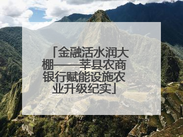 金融活水润大棚——莘县农商银行赋能设施农业升级纪实