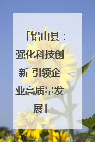 铅山县：强化科技创新 引领企业高质量发展